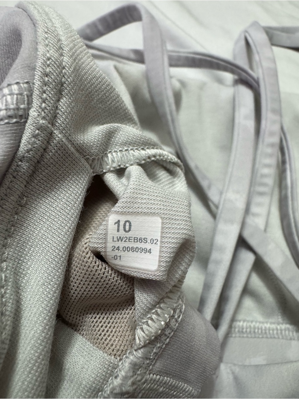 Lululemon Gray Leopard Print Energy Bra - Picture 4 of 5